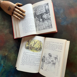 Copper-Toed Boots-The Door in the Wall-Marguerite de Angeli-children's historical fiction-1950 Newbery Award Winner-view of the color & black and white illustrations