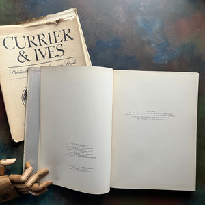 Currier & Ives Printmakers to the American People by Harry T. Peters-antique art books-antique prints-American Landscape-America250-view of the copyright page