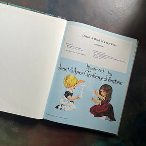 Dean's A Book of Fairy Tales-Janet and Anne Grahame Johnstone Illustrations-Hans Christian Andersen Fairy Tales-view of the title page