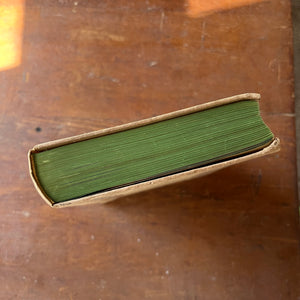 Der Vogel im Kafig (The Bird in the Cage) by Lisa Wenger-antique novel-view of the green top foredges