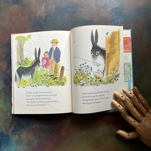 Donkey-Donkey Written & illustrated by Roger Duvoisin-Parent's Magazine Press Edition-vintage children's picture book-view of the illustrations