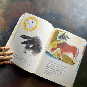 Donkey-Donkey Written & illustrated by Roger Duvoisin-Parent's Magazine Press Edition-vintage children's picture book-view of the illustrations
