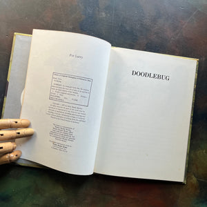 Doodlebug written and illustrated by Irene Brady was part of the vintage Weekly Reader Book Series for children transitioning from picture books to chapter books-early chapter book-view of the copyright and half title pages