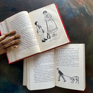 Pair of Vintage Children's Books written and illustrated by Carolyn Haywood - Eddie and Gardenia and B is for Betsy - charming chapter books for family read alouds - view of the illustrations