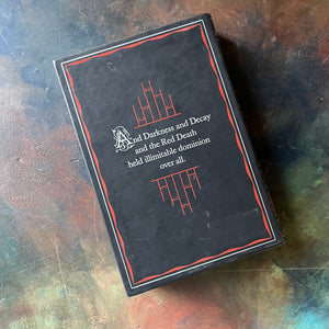 Edgar Allan Poe Classic Stories-Barnes & Noble Collectible Editions Series-Leatherbound-short stories-macabre-view of the back cover