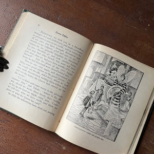 antique children's book - 1898 Altemus' Young People's Library Edition of Flower Fables by Louisa May Alcott - view of the illustrations by C. Barnes