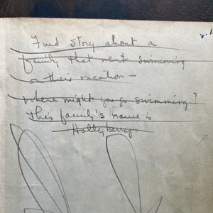 Ginn Basic Readers Book Set-Around the Corner & Roads to Everywhere-antique children's school books-learning to read books-view of the note written on the inside cover in Around the Corner