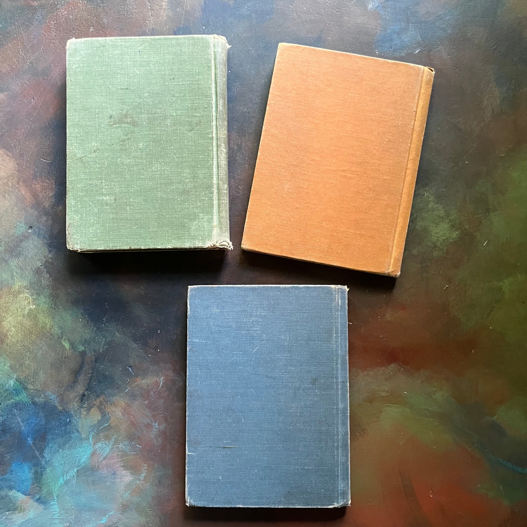 Ginn and Company Vintage Schoolbooks-The New Path to Reading, The Children's Own Readers & The Children's Own Readers Book Three-view of the back covers