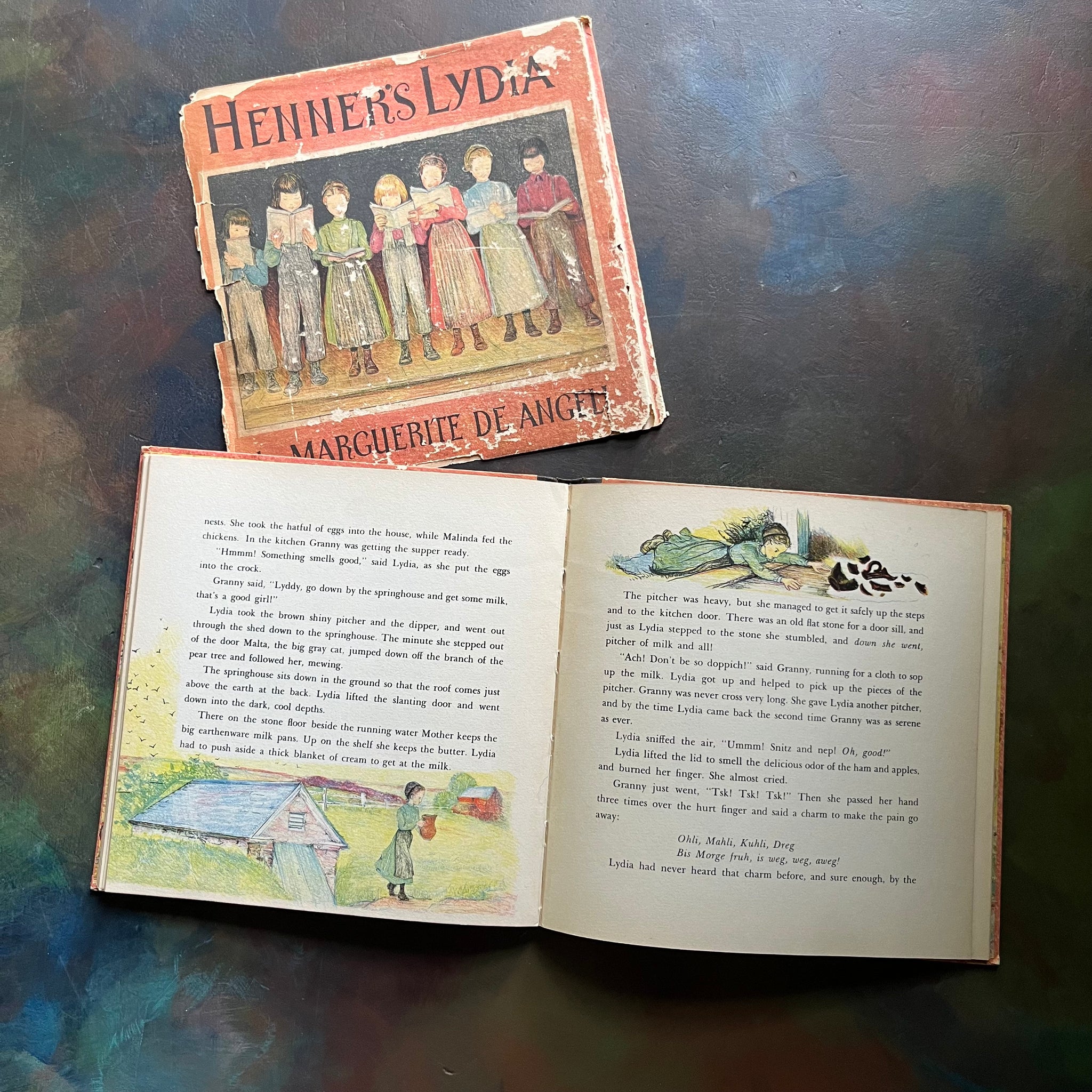 Henner's Lydia by Marguerite de Angeli 1936 Edition - Log Cabin Vintage