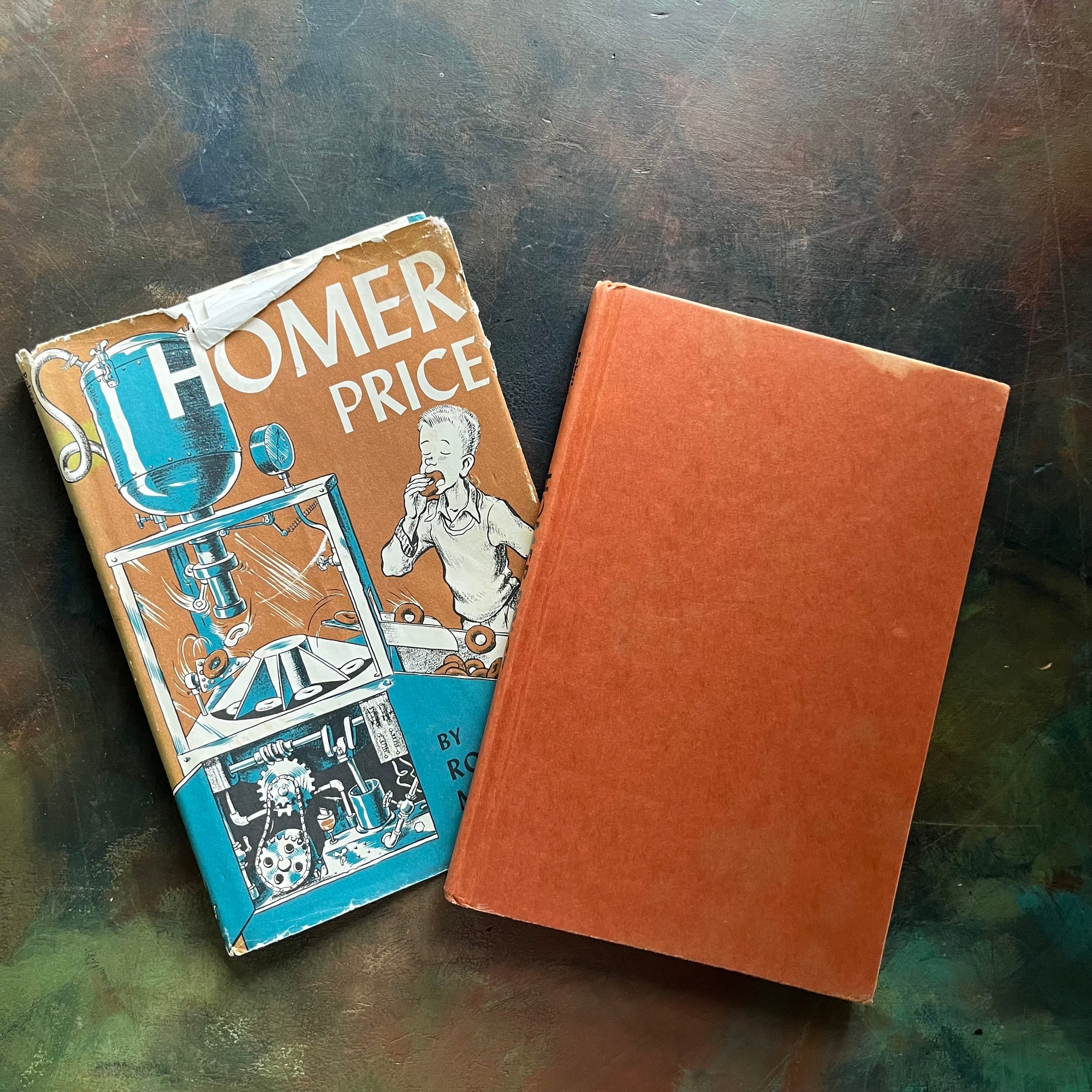Homer Price-Robert McCloskey-vintage children's chapter book-humorous family read-aloud-vintage children's chapter book-view of the front cover