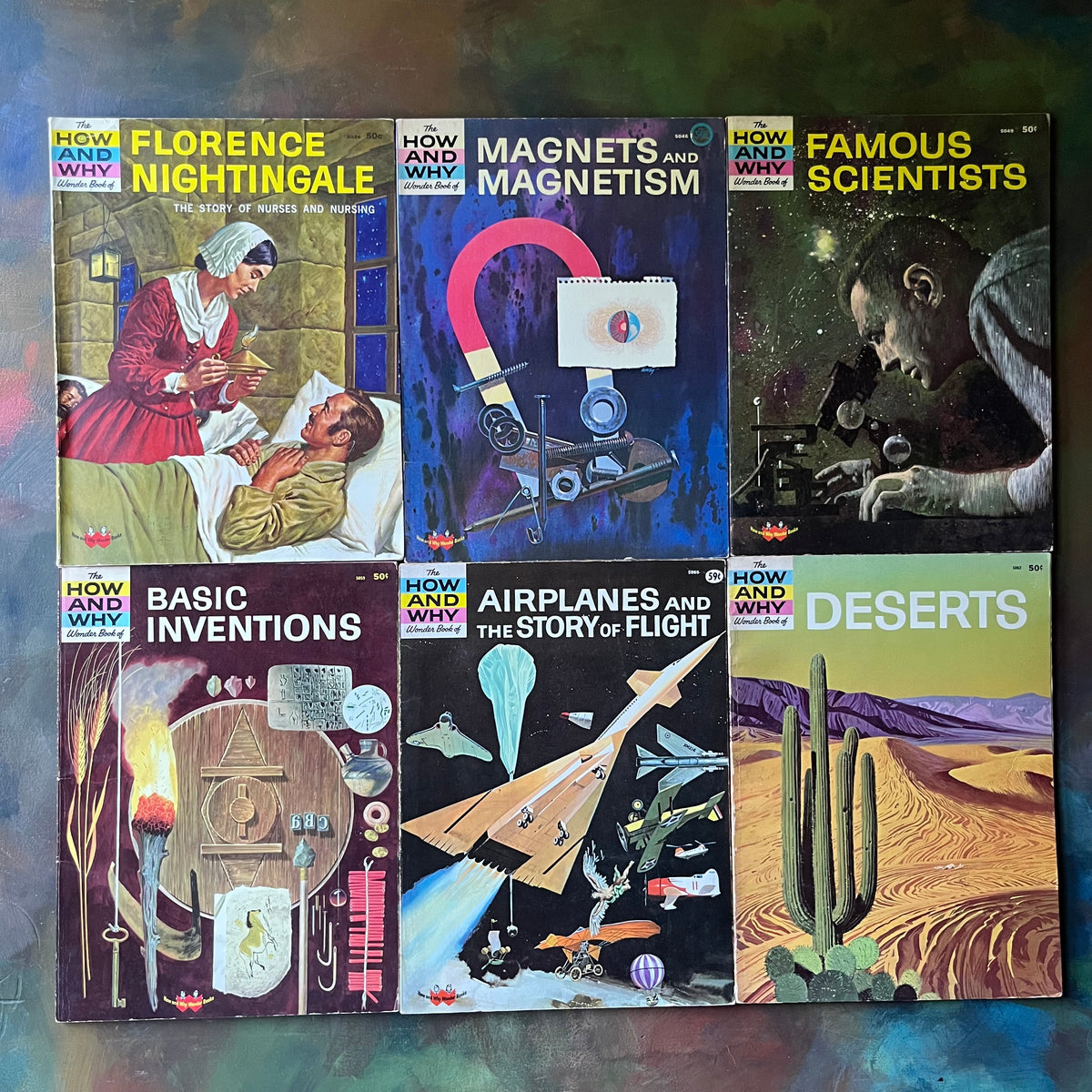 How and Why Wonder Book Set-living science books for kids-natural science-living history books for kids-view of the front covers