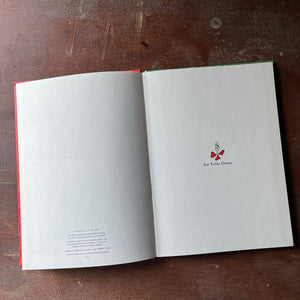 vintage children's picture book, vintage children's Christmas story - How the Grinch Stole Christmas written & illustrated by Dr. Seuss 1957 Edition - view of the copyright & dedication pages