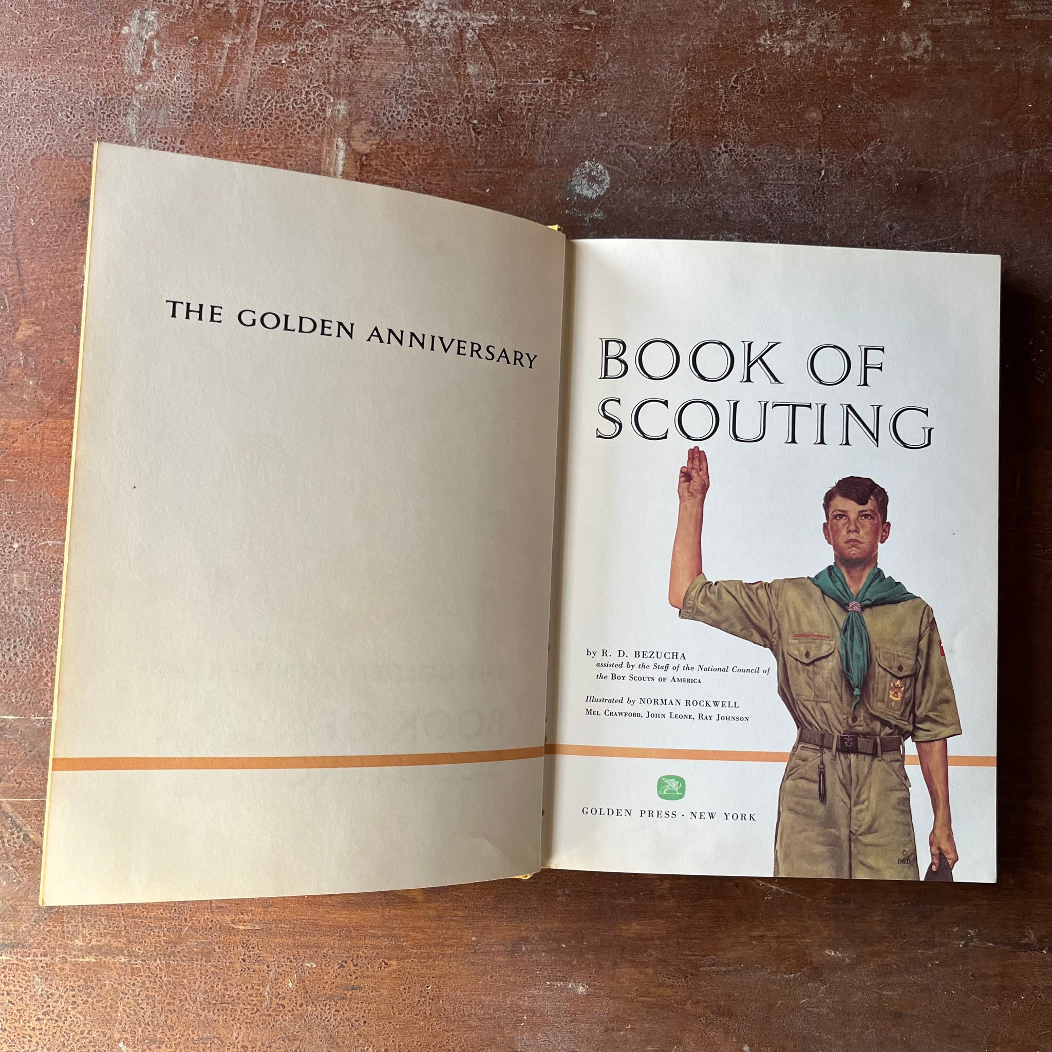 The Golden Anniversary Book of Scouting - Log Cabin Vintage