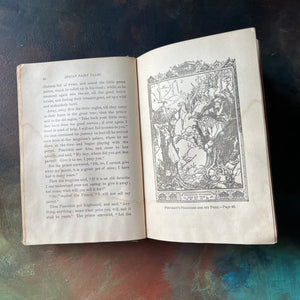 Indian Fairy Tales Gathered by Joseph Jacobs--Fairy Tales from India-antique Fairy Tale Children's Book-view of the illustrations in black & white