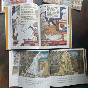 In the Night Kitchen 25th Anniversary Edition-Outside Over There-Written and illustrated by Maurice Sendak-vintage children's picture books-view of the detailed illustrations