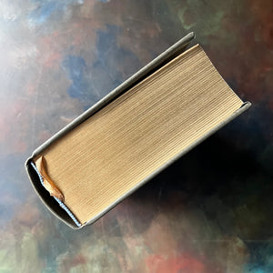 Jane Austen Seven Novels -Barnes and Noble Collectible Editions-Leatherbound Gift Book-Classic English Literature-view of the top foredge with gilt