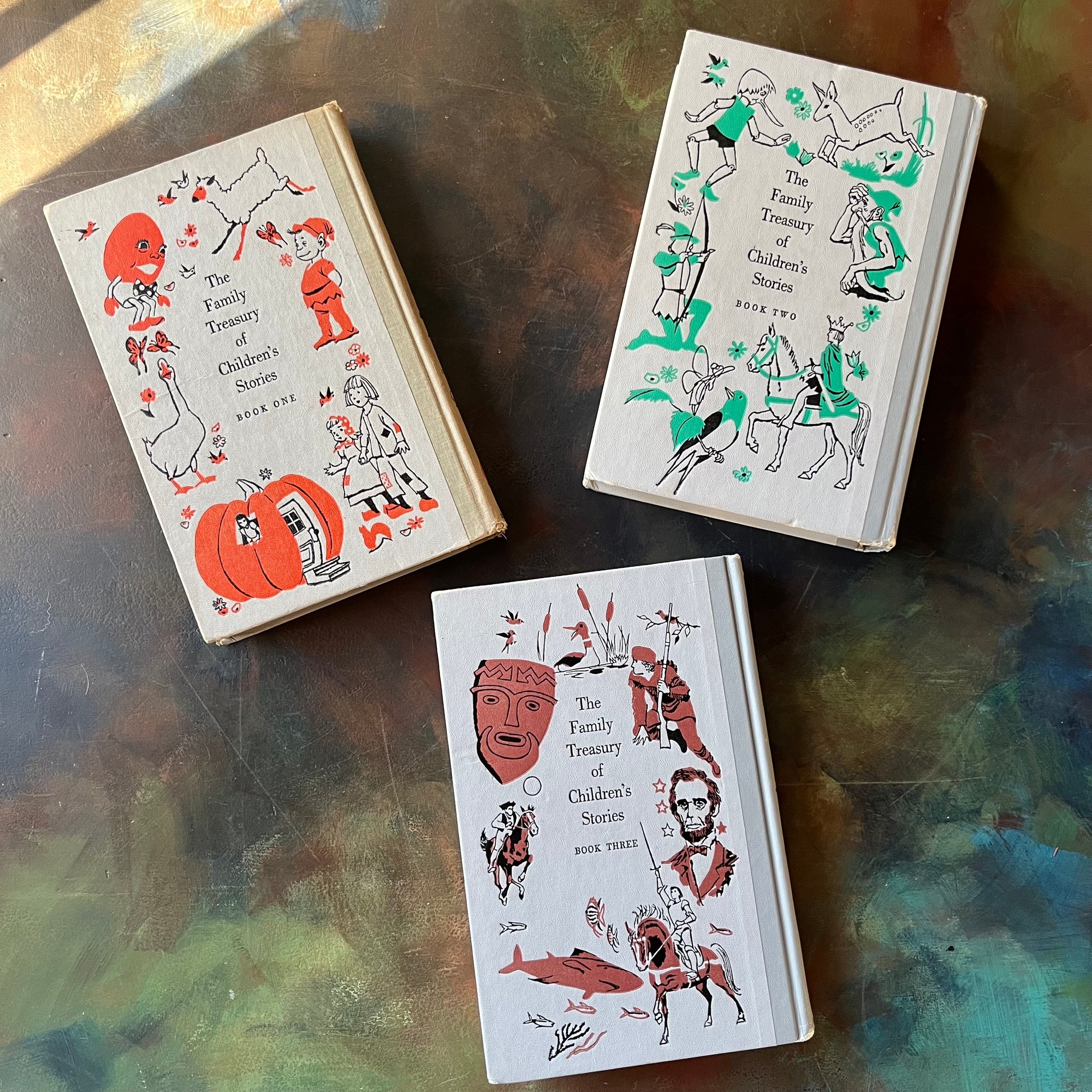 The Family Treasury of Children’s Stories - 3 Volume Set - Junior Deluxe Editions