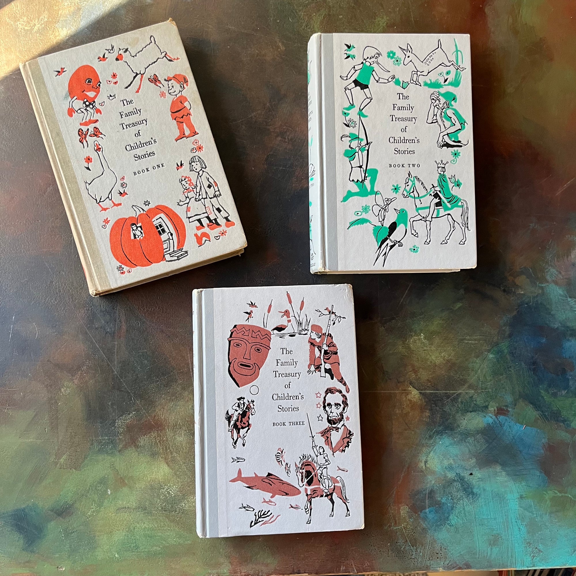 The Family Treasury of Children’s Stories - 3 Volume Set - Junior Deluxe Editions