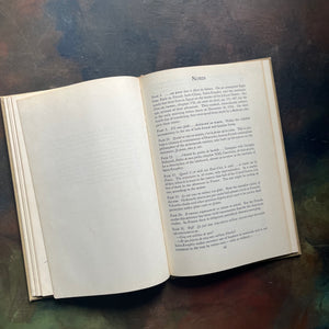 Le Petit Prince by Antoine De Saint-Exupery-1946 Educational Edition in French-classic children's literature-view of the first page of the notes section