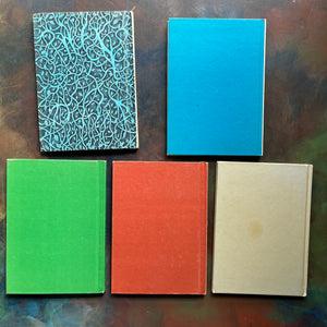 Little Bear Book Set by Else Holmelund Minarik illustrated by Maurice Sendak-vintage picture books-An I Can Read Book Set-view of the back covers