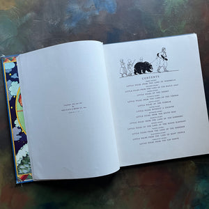 Little Folks of Other Lands written by Watty Piper-with illustrations by Lucille and Holling C. Holling-vintage world geography study-vintage children's book-view of the copyright and contents pages