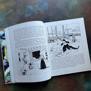 Little Folks of Other Lands written by Watty Piper-with illustrations by Lucille and Holling C. Holling-vintage world geography study-vintage children's book-view of the black and white illustrations