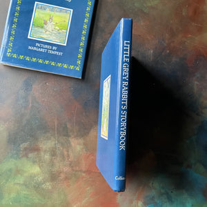 Little Grey Rabbit's Storybook written by Alison Uttley with illustrations by Margaret Tempest-vintage children's animal storybook-view of the spine