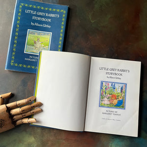 Little Grey Rabbit's Storybook written by Alison Uttley with illustrations by Margaret Tempest-vintage children's animal storybook-view of the title page