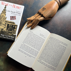Little House on the Prairie Book Series-West from Home Letters from Laura Ingalls Wilder San Francisco 1915-vintage children's living history book-view of the inside content showing the beginning of one letter to Manny.