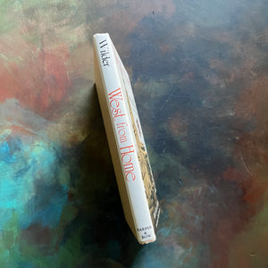 Little House on the Prairie Book Series-West from Home Letters from Laura Ingalls Wilder San Francisco 1915-vintage children's living history book-view of the spine