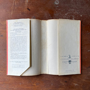Lob Lie by the Fire The Story of a Short Life by Mrs. Ewing-vintage Dent Dutton Children's Classic Edition-vintage children's chapter book-view of the inside flaps of the dust jacket