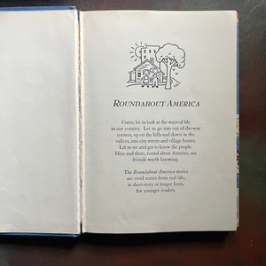 Lois Lenski 2-Book Set–Strawberry Girl and We Live in the City-vintage children's books-round-about America Book Series-Newbery Award Book-view of the condition of We Live in a City - note the cracked front hinge