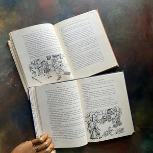Lois Lenski American Regional Series-Texas Tomboy-San Francisco Boy-vintage living books-children's chapter books-view of the illustrations