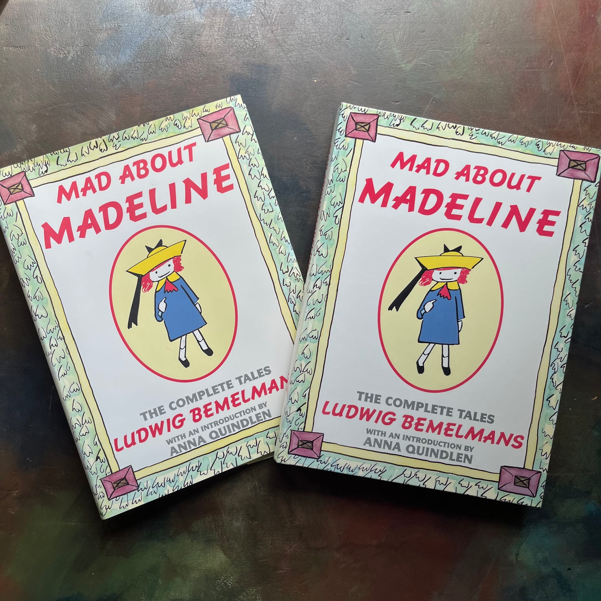 Mad About Madeline written & illustrated by Ludwig Bemelmans-The Complete Tales-with introduction by Anna Quindlen-vintage children's picture books-vintage living books-award winning author and book-view of the front cover