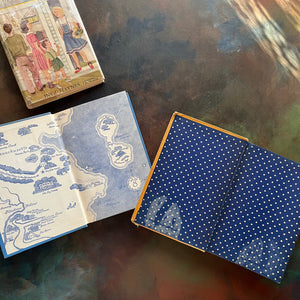 Maida's Little House and Maida's Little Shop written by Inez Haynes Irwin-vintage children's chapter books-charming stories for independent young readers-view of the inside covers