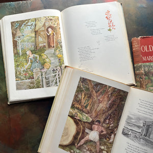 Marguerite de Angeli's Book of Nursery and Mother Goose Rhymes-The Old Testament-Nursery Rhymes-Old Testament for Children-children's religious studies-view of the full color illustrations