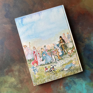 Marguerite de Angeli's Book of Nursery and Mother Goose Rhymes-vintage children's book-Caldecott honor book-view of the back cover