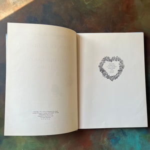 Marguerite de Angeli's Book of Nursery and Mother Goose Rhymes-vintage children's book-Caldecott honor book-view of the copyright & dedication pages