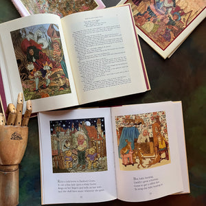 Michael Hague Illustrated Books Set-Peter Pan written by J. M. Barrie-Mother Goose-Vintage Children’s Classics-read aloud favorites-view of the illustrations