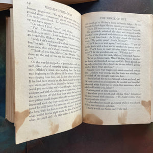 Michael O'Halloran and The Harvester-written by Gene Porter Stratton with Photograph of the Author-vintage, wholesome books-view of the page smudges/age spots Michael O'Halloran