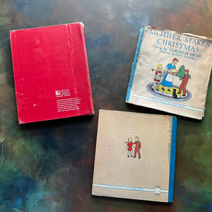 Mother Makes Christmas and Lois Lenski's Christmas Stories-wholesome family Christmas stories-vintage children's books-view of the back covers