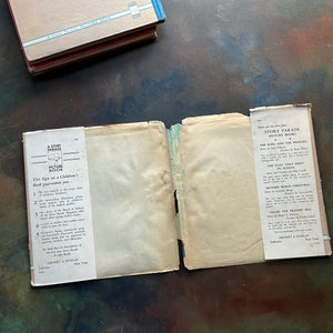 Mother Makes Christmas and Lois Lenski's Christmas Stories-wholesome family Christmas stories-vintage children's books-view of the dust jacket's inside flaps