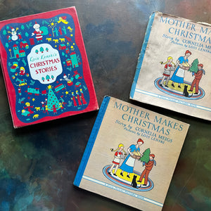 Mother Makes Christmas and Lois Lenski's Christmas Stories-wholesome family Christmas stories-vintage children's books-view of the front covers