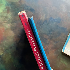 Mother Makes Christmas and Lois Lenski's Christmas Stories-wholesome family Christmas stories-vintage children's books-view of the spines