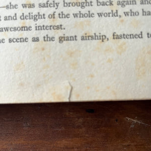 My Adventure Book-1928 John F. Shaw & Co., Ltd. Edition-rebound front cover-vintage adventure stories for children-view of the condition - a small page tear as well as age spots noted