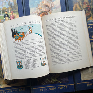 My Book House Complete 12 Volume Book Set-Olive Beaupre Miller-1947 Editions-vintage children's storybook set-view of the inside content