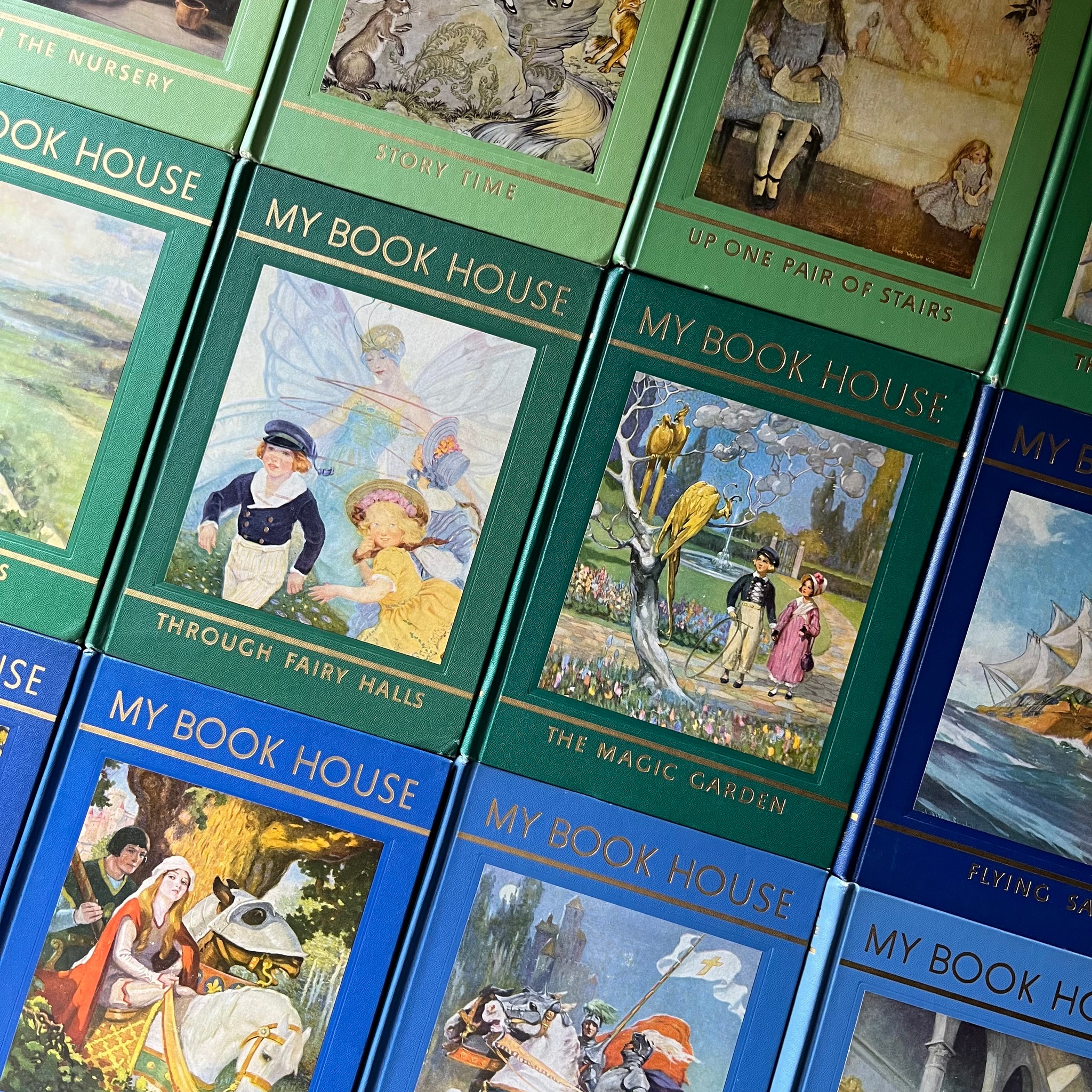 My Book House Complete Book Set vintage children's story books - Log