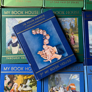 vintage children's storybooks, classic tales, nursery decor - My Book House Complete 12 Volume Set Plus Parent Guide Edited by Olive Beaupre Miller - view of the front cover of the parent guide
