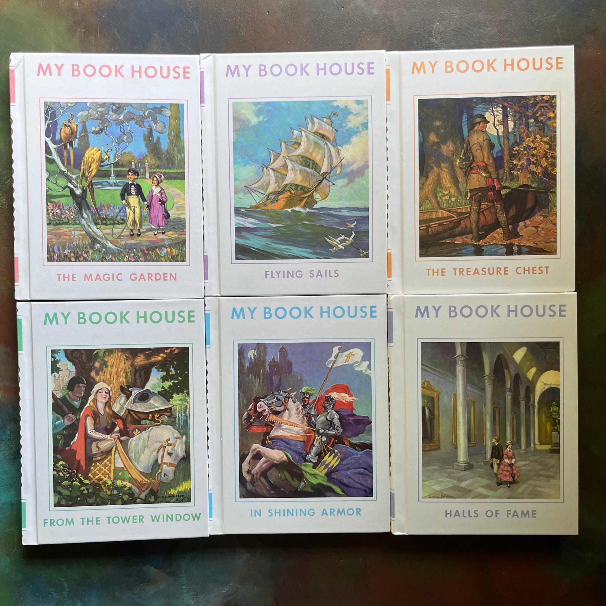 My Book House Book Complete Set - Olive Beaupre Miller - Pastel Covers