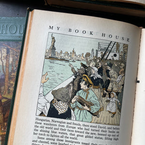 My Book House Complete Six-Volume Set by Olive Miller Beaupre-1925 Editions-vintage storybook set for children-view of an illustration within the books